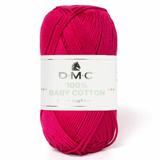DMC 100% Baby Cotton - 755 - Framboos