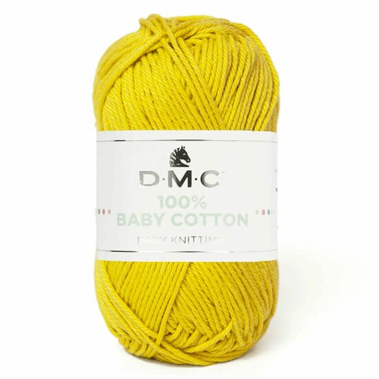DMC 100% Baby Cotton - 771 - Geel