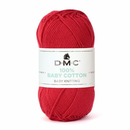 DMC 100% Baby Cotton - 789 - Donkerrood
