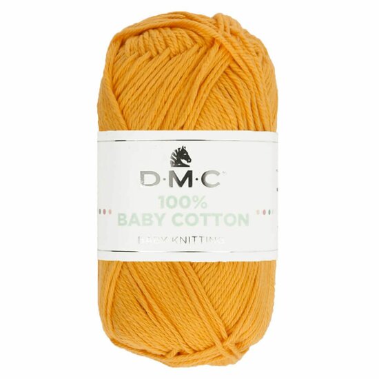 DMC 100% Baby Cotton - 794 - Okergeel