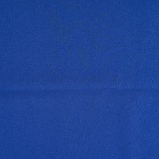 Coupon 0.8m - Polyester Stretch Twill - Uni - Koningsblauw