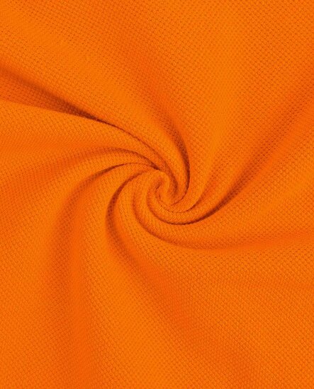 Pique Jersey - Uni - Oranje