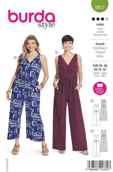 Burda Patroon 5817 - Jumpsuit