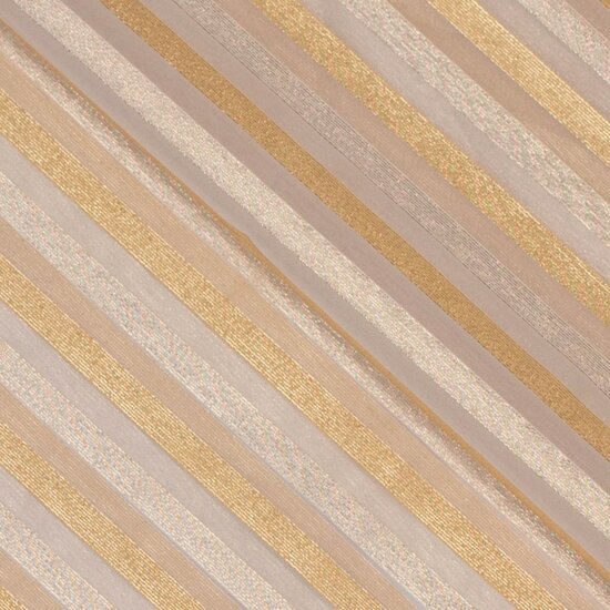 Organza - Glitter Stripes - Goud