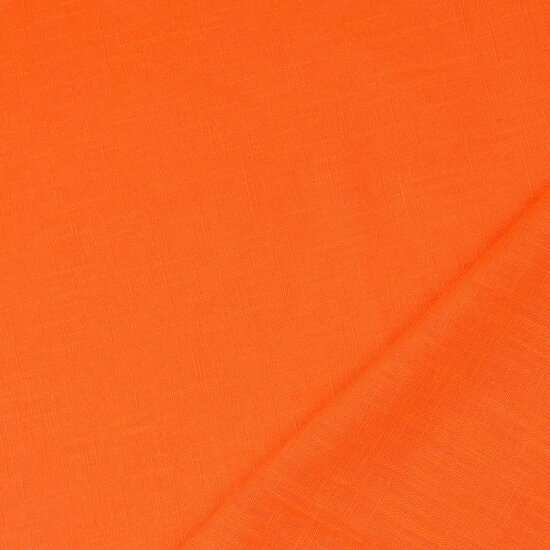 Linnen - Uni Washed - Oranje