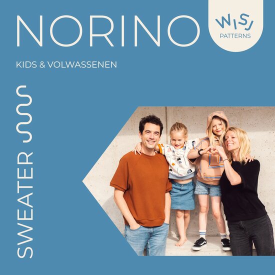 Norino Oversized Unisex Sweater - Kids en Volwassenen
