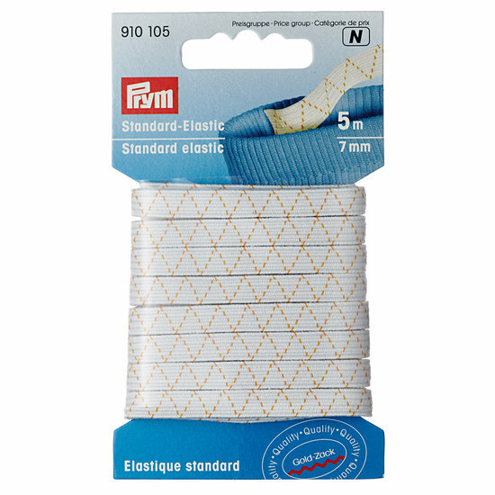 Prym Standaard Elastiek 7mm Wit 5m