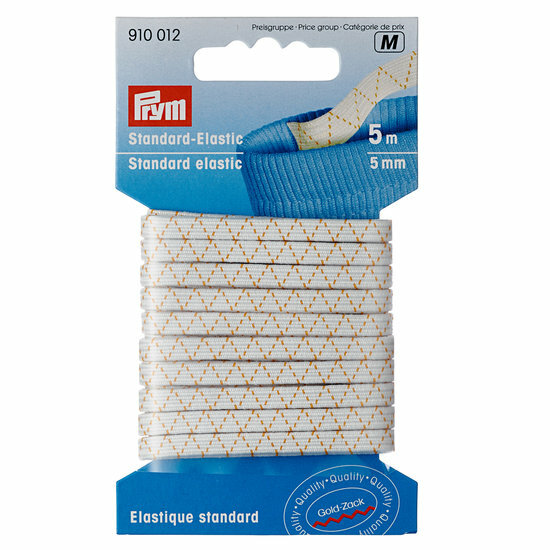 Prym Standaard Elastiek 5mm Wit 5m