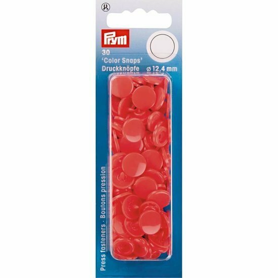 Prym Drukknoop Colorsnaps 12,4 mm Lichtrood