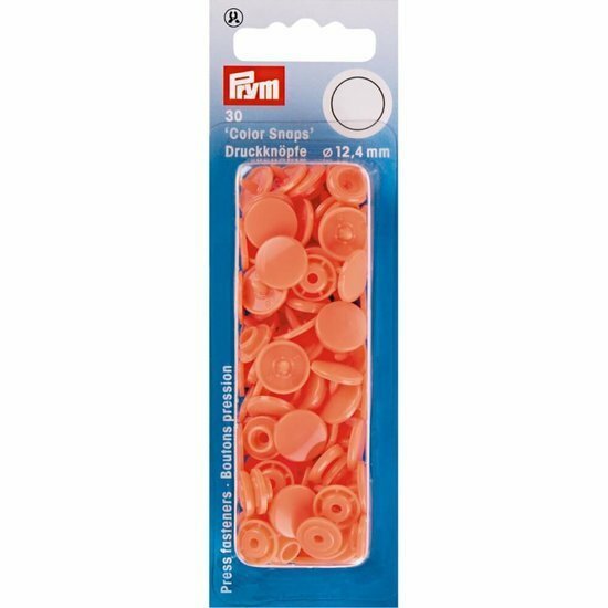 Prym Drukknoop Colorsnaps 12,4 mm Zalmkleurig