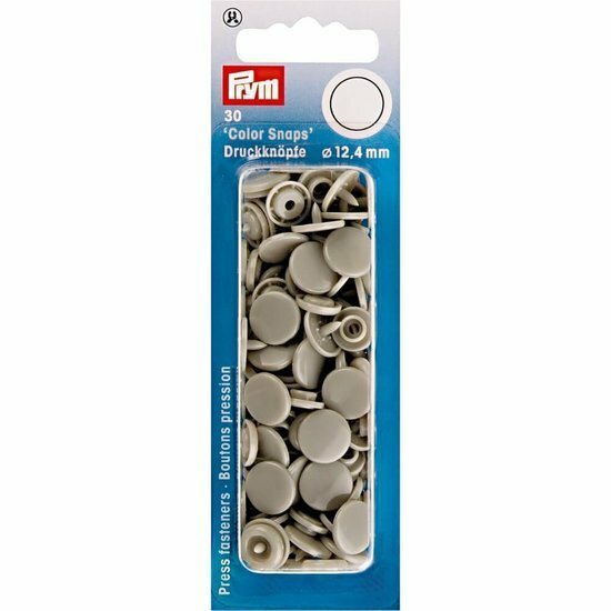 Prym Drukknoop Colorsnaps 12,4 mm Grijs
