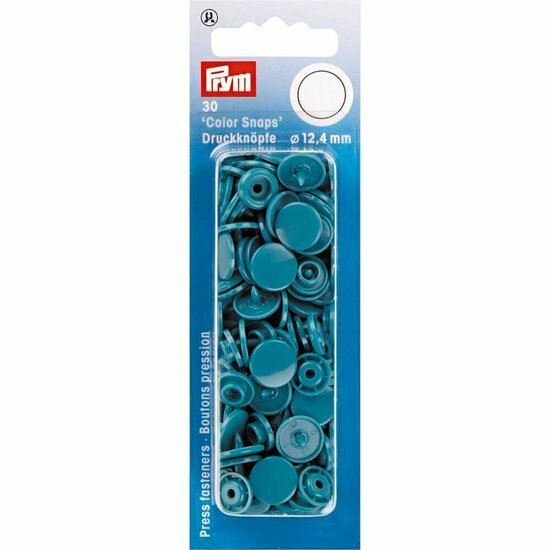 Prym Drukknoop Colorsnaps 12,4 mm Donkerturquoise