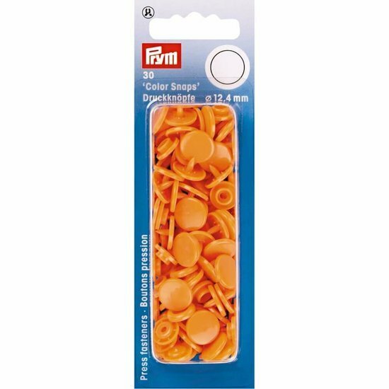 Prym Drukknoop Colorsnaps 12,4 mm Oranje