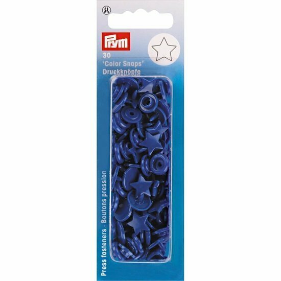 Prym Drukknoop Colorsnaps Ster Koningsblauw