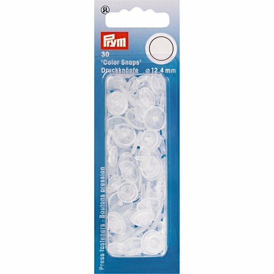 Prym Drukknoop Colorsnaps 12,4 mm Transparant