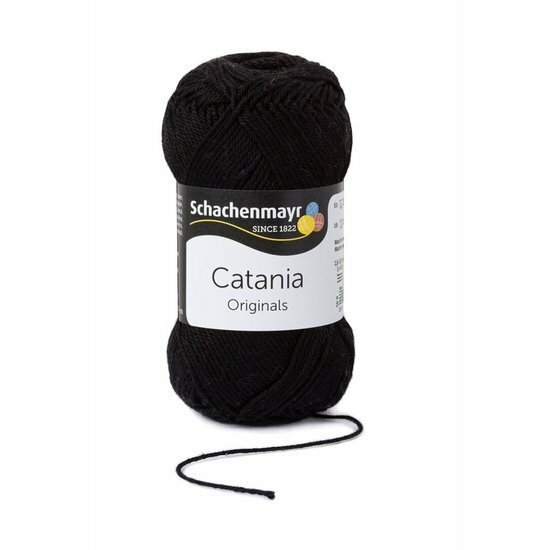 Schachenmayr Catania 50gr - 110 - Zwart