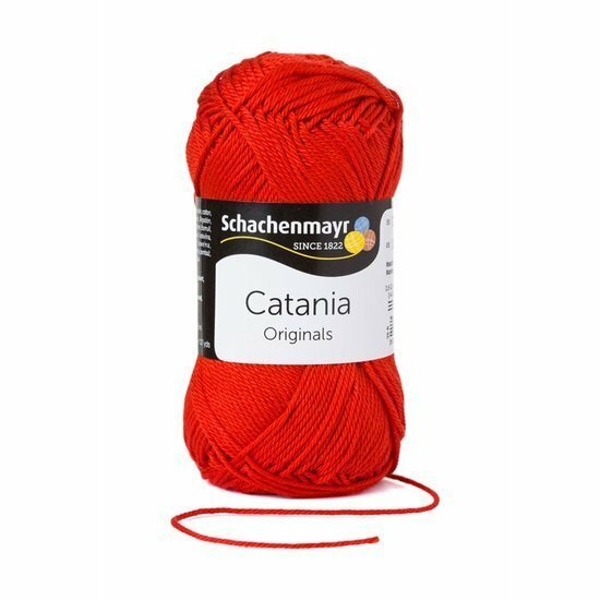 Schachenmayr Catania 50gr - 115 - Signaalrood