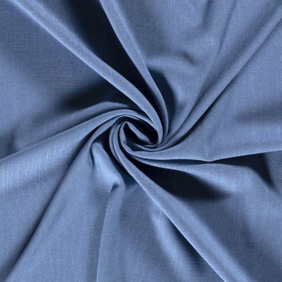 Viscose Uni Linnenlook Indigo