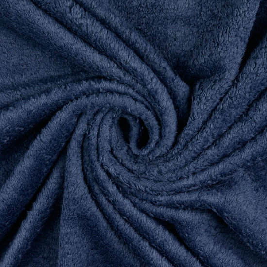 Badstof Uni Donkerblauw