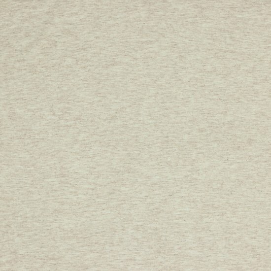 French Terry Uni Gemeleerd Beige