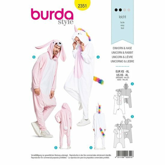 Burda Patroon 2351 - Unicorn en Konijn