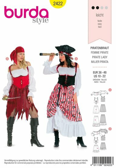 Burda Patroon 2422 - Piratenjurk