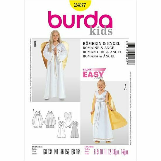 Burda Patroon 2437 - Romeinse en Engel