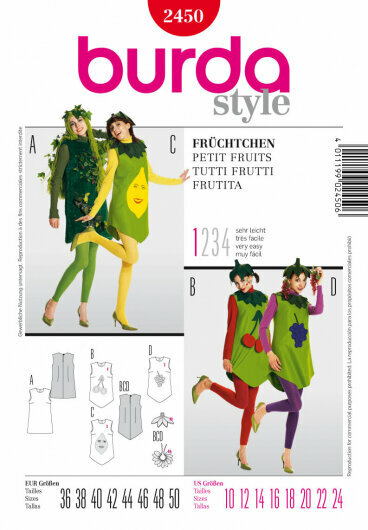 Burda Patroon 2450 - Tutti Frutti