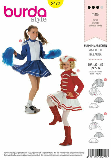 Burda Patroon 2472 - Majorette