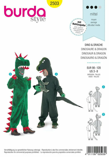 Burda Patroon 2503 - Dino en Draak
