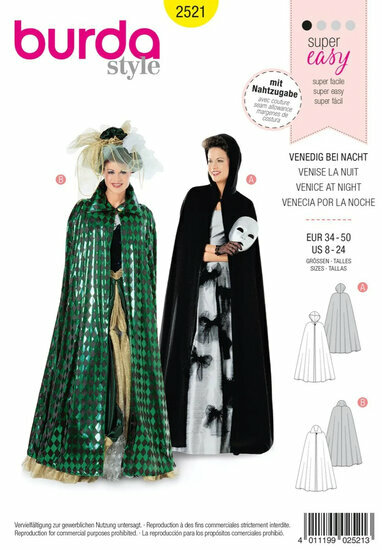 Burda Patroon 2521 - Venice At Night