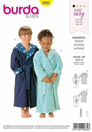 Burda Patroon 2662 - Badjas