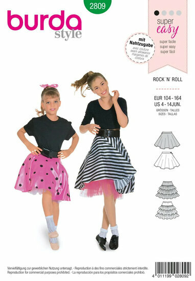 Burda Patroon 2809 - Rock and Roll