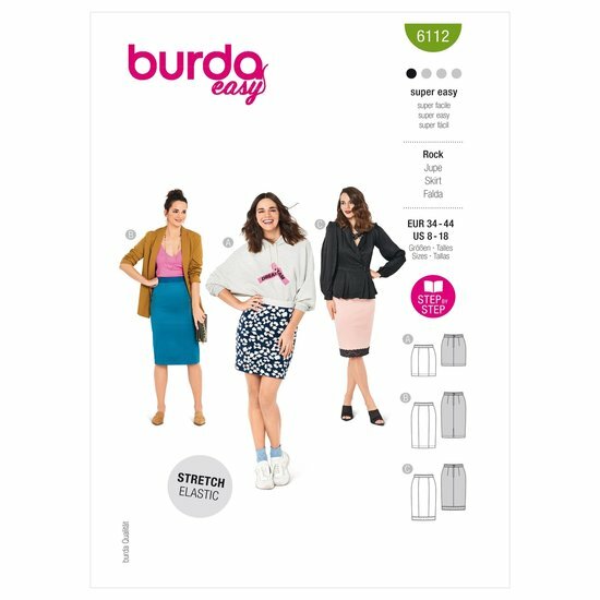 Burda Patroon 6112 - Rok