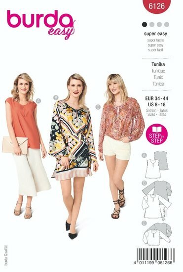 Burda Patroon 6126 - Bloes