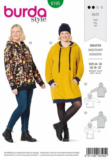 Burda Patroon 6195 - Sweater