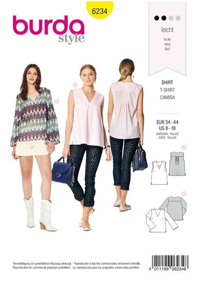 Burda Patroon 6234 - T-shirt
