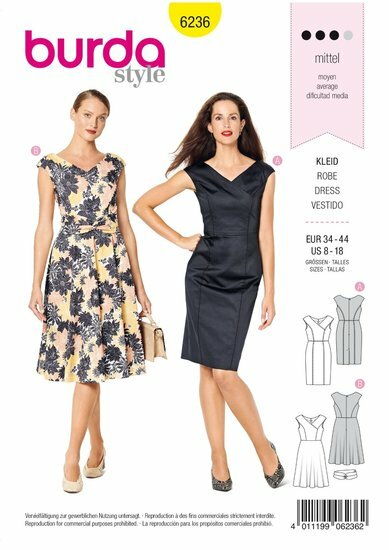 Burda Patroon 6236 - Jurk