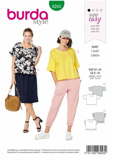 Burda Patroon 6243 - T-shirt