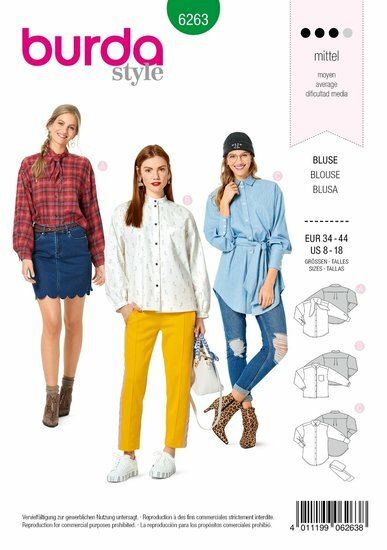 Burda Patroon 6263 - Bloes