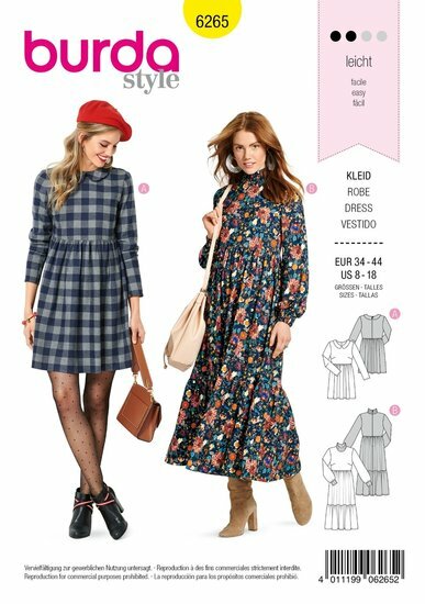 Burda Patroon 6265 - Jurk