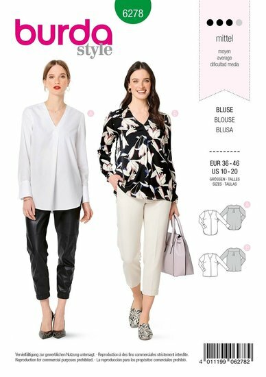 Burda Patroon 6278 - Bloes