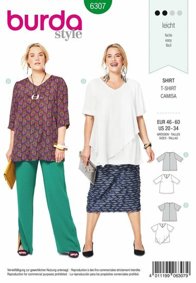 Burda Patroon 6307 - T-shirt