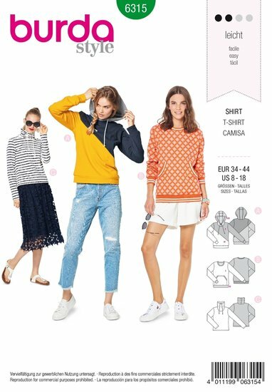 Burda Patroon 6315 - T-shirt
