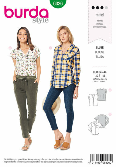 Burda Patroon 6326 - Bloes