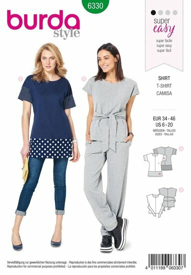 Burda Patroon 6330 - T-shirt