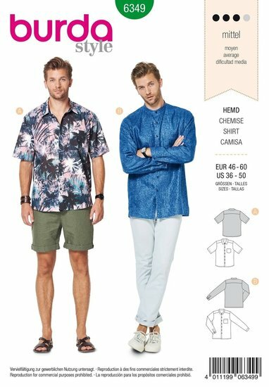 Burda Patroon 6349 - Hemd