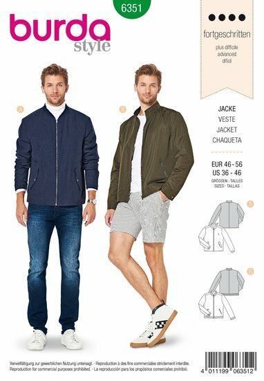 Burda Patroon 6351 - Jas