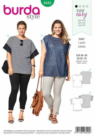 Burda Patroon 6445 - T-shirt
