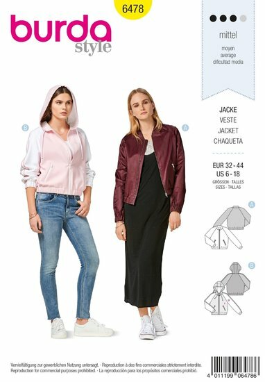 Burda Patroon 6478 - Jas